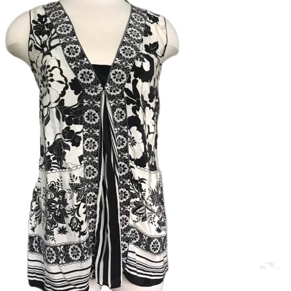 Hale Bob Silk Floral Tunic